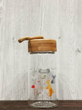 Cartoon Animal Collection Mini Bamboo Lid Glass Bottle (Animals)